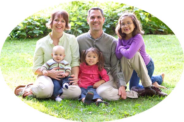 Old photo of Casteel family